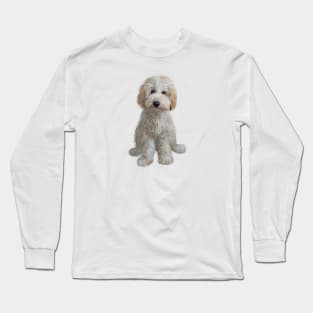 A Cream Colored Labradoodle Puppy - Just the Dog Long Sleeve T-Shirt